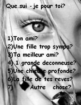 Qui suis-je pour toi ?